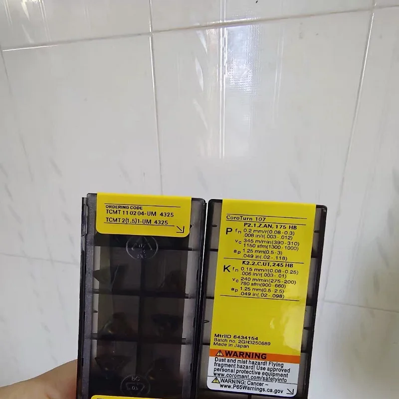 Hard alloy cutting blades TCMT110208-UM 4325
Hard alloy cutting blades TCMT110208-UM 4325