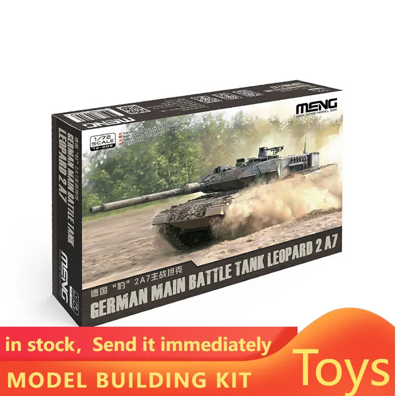 MENG Plastic Assembly Scale Model Kit 72-002 1/72 modern German Leopard 2A7 main battle tank DIY collection toy gift
MENG Plastic Assembly Scale Model Kit 72-002 1/72 modern German Leopard 2A7 main battle tank DIY collection toy gift