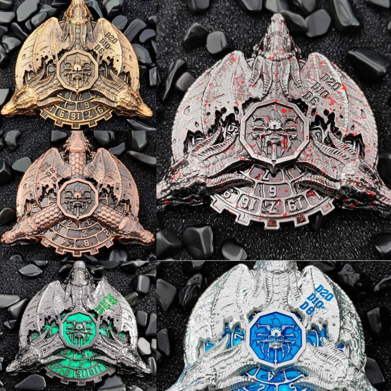 7-in-1 3D Flying Dragon Digital Wheel Model Ornament Polyhedral Metal Decompression Props Mythology Game Dice Collection Gift
7-in-1 3D Flying Dragon Digital Wheel Model Ornament Polyhedral Metal Decompression Props Mythology Game Dice Collection Gift