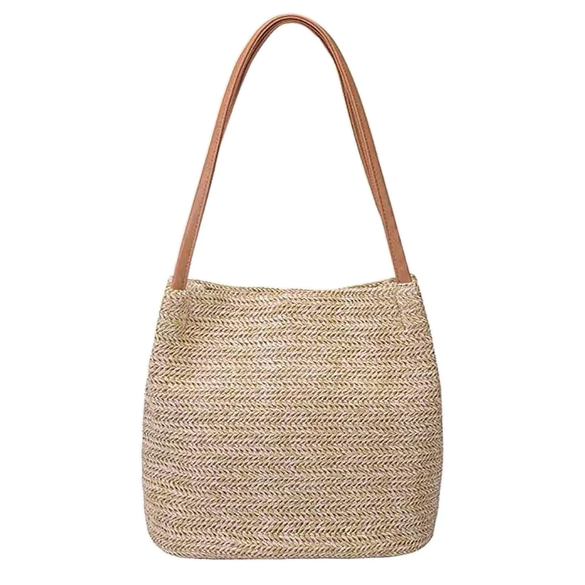 Large Straw Beach Tote Bag Women,Foldable Bucket Bag with Inner Pocket Woven Rattan Pool Bag for Travel & Shopping
Large Straw Beach Tote Bag Women,Foldable Bucket Bag with Inner Pocket Woven Rattan Pool Bag for Travel & Shopping