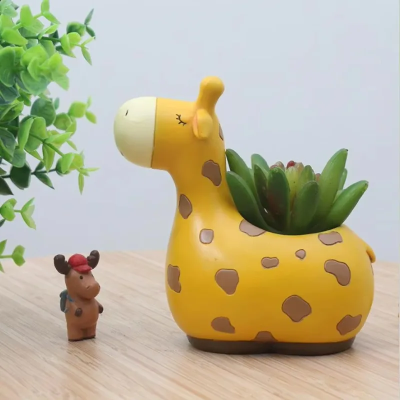 Ceramic Animal Pots Succulent Planter Cute Alpaca/Llama & Goat Rough Pottery Unglazed Desktop Indoor Plant Pots with Drainage
Ceramic Animal Pots Succulent Planter Cute Alpaca/Llama & Goat Rough Pottery Unglazed Desktop Indoor Plant Pots with Drainage