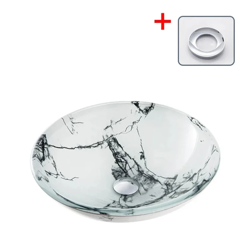 Nordic Modern Simple Tempered Glass Wash Basin Wash Basin On Hotel Bathroom Household Bathroom Washbasin
Nordic Modern Simple Tempered Glass Wash Basin Wash Basin On Hotel Bathroom Household Bathroom Washbasin