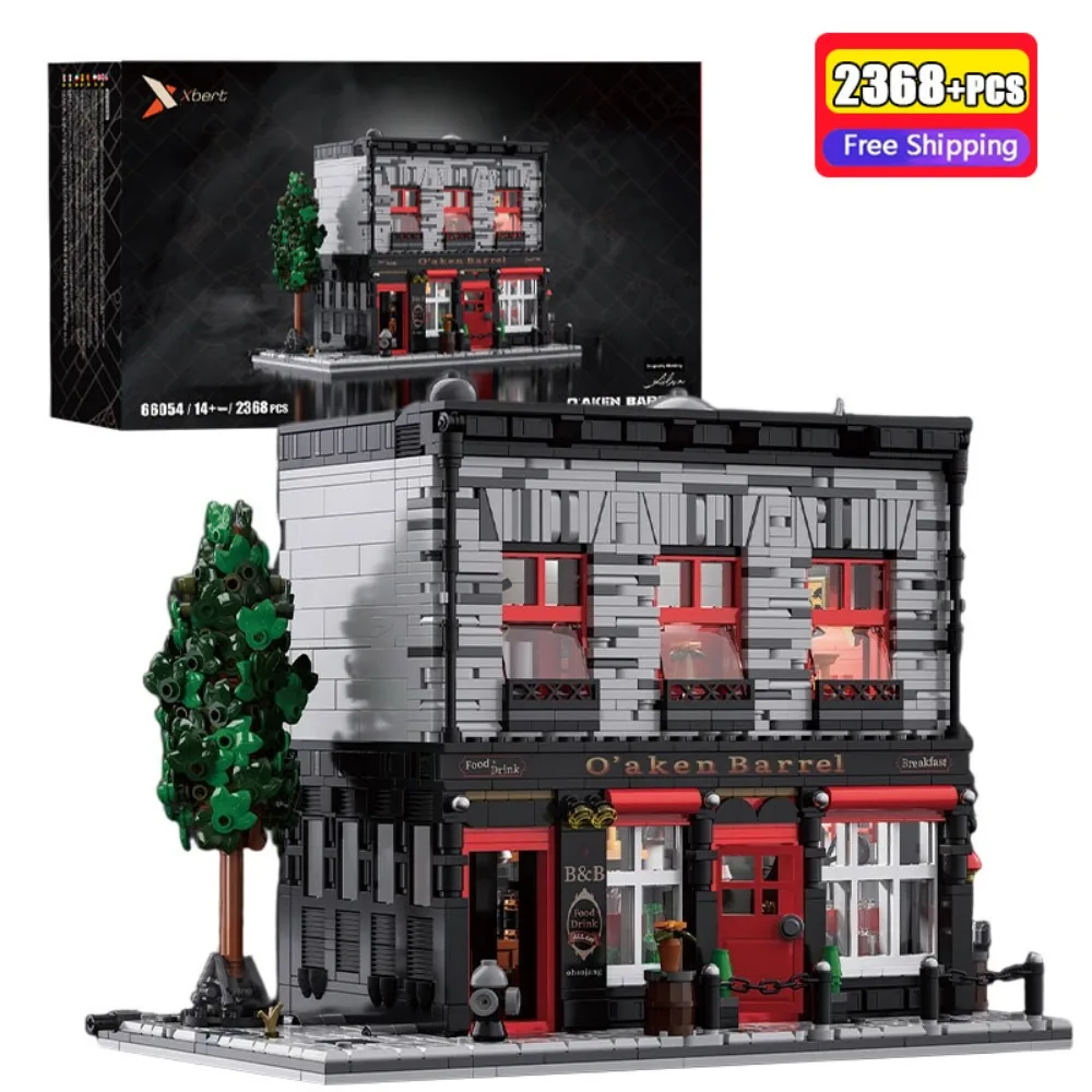 2368Pcs Tavern Antique Shop Building Blocks MOC City Street Scene Architectural Model Bricks Desktop Ornaments DIY Toys
2368Pcs Tavern Antique Shop Building Blocks MOC City Street Scene Architectural Model Bricks Desktop Ornaments DIY Toys