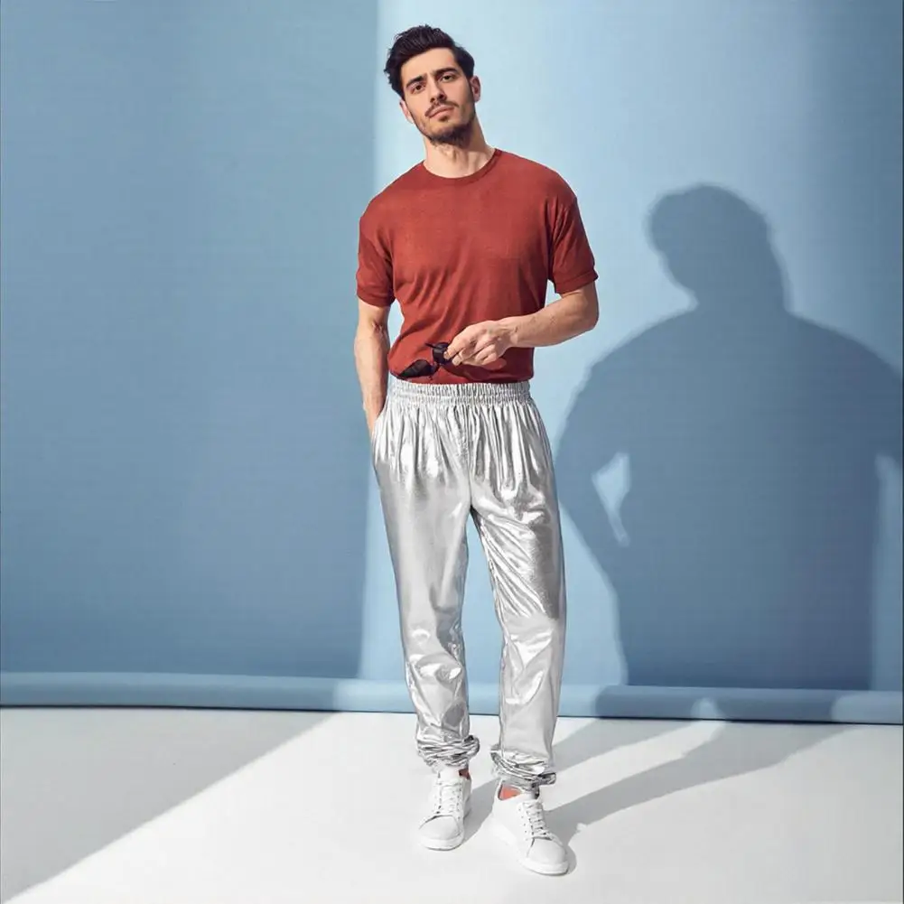 Men Pants Soft Breathable Comfortable Solid Color Elastic Waist Loose Fit Shiny Fashionable Pants Long Trousers
Men Pants Soft Breathable Comfortable Solid Color Elastic Waist Loose Fit Shiny Fashionable Pants Long Trousers