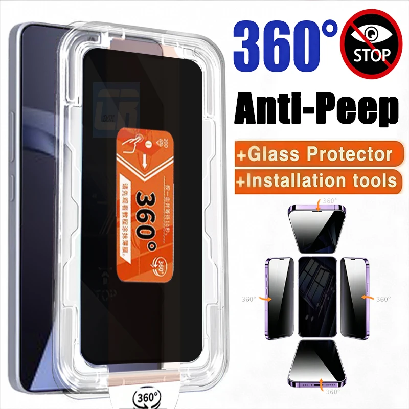 DCR 1-2Piece 360° Privacy Screen Protector For Xiaomi 17T 15T 14T 13 Pro One-click Easy Installation Dust-Free Tempered Glass
DCR 1-2Piece 360° Privacy Screen Protector For Xiaomi 17T 15T 14T 13 Pro One-click Easy Installation Dust-Free Tempered Glass