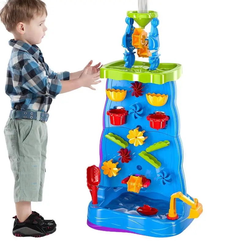 Kids Beach Water Table Waterfall Bathing Toys Double-sided Water Play Table Summer Outdoor Swimming Pool Seaside Sand Toys
Kids Beach Water Table Waterfall Bathing Toys Double-sided Water Play Table Summer Outdoor Swimming Pool Seaside Sand Toys