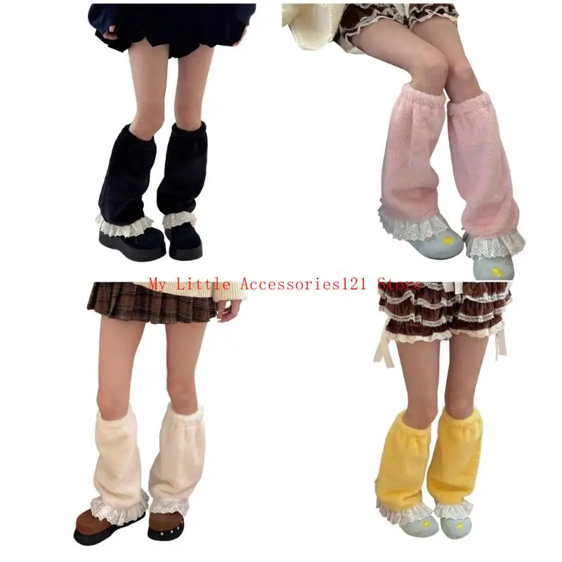 Длинные носки с термоизоляцией, зимняя одежда из плюшевой ткани, гетры с рюшами и кружевной отделкой, банты для женщин, для и
Длинные носки с термоизоляцией, зимняя одежда из плюшевой ткани, гетры с рюшами и кружевной отделкой, банты для женщин, для и