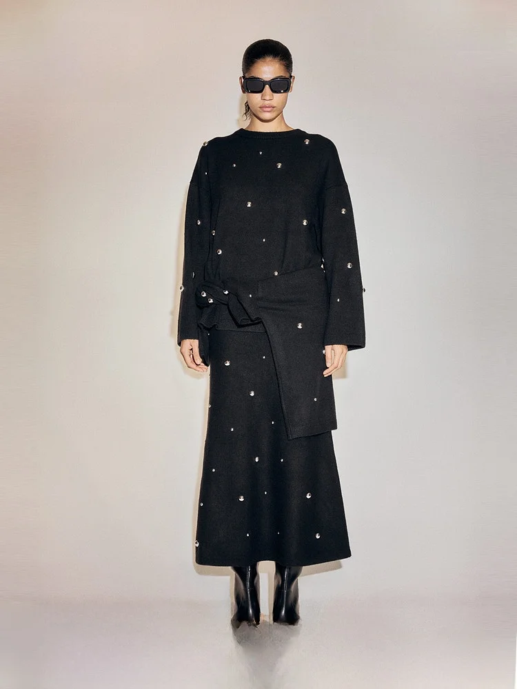 H & M женское шерстяное трикотажное платье Casual Sle Dinner Par Base irt со стразами Ele Faion 35995
H & M женское шерстяное трикотажное платье Casual Sle Dinner Par Base irt со стразами Ele Faion 35995