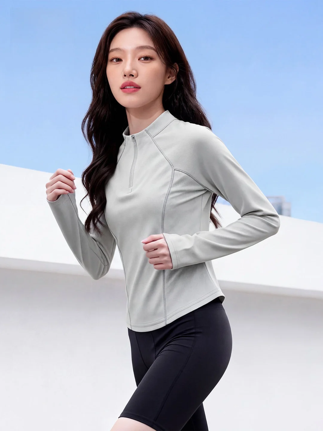 Women's Long Sve Zipper Dry Fast T-irt Outdoor Running Fitn Sport Top Qui Dry Regular Fit Spring Summer New Arrival
Women's Long Sve Zipper Dry Fast T-irt Outdoor Running Fitn Sport Top Qui Dry Regular Fit Spring Summer New Arrival