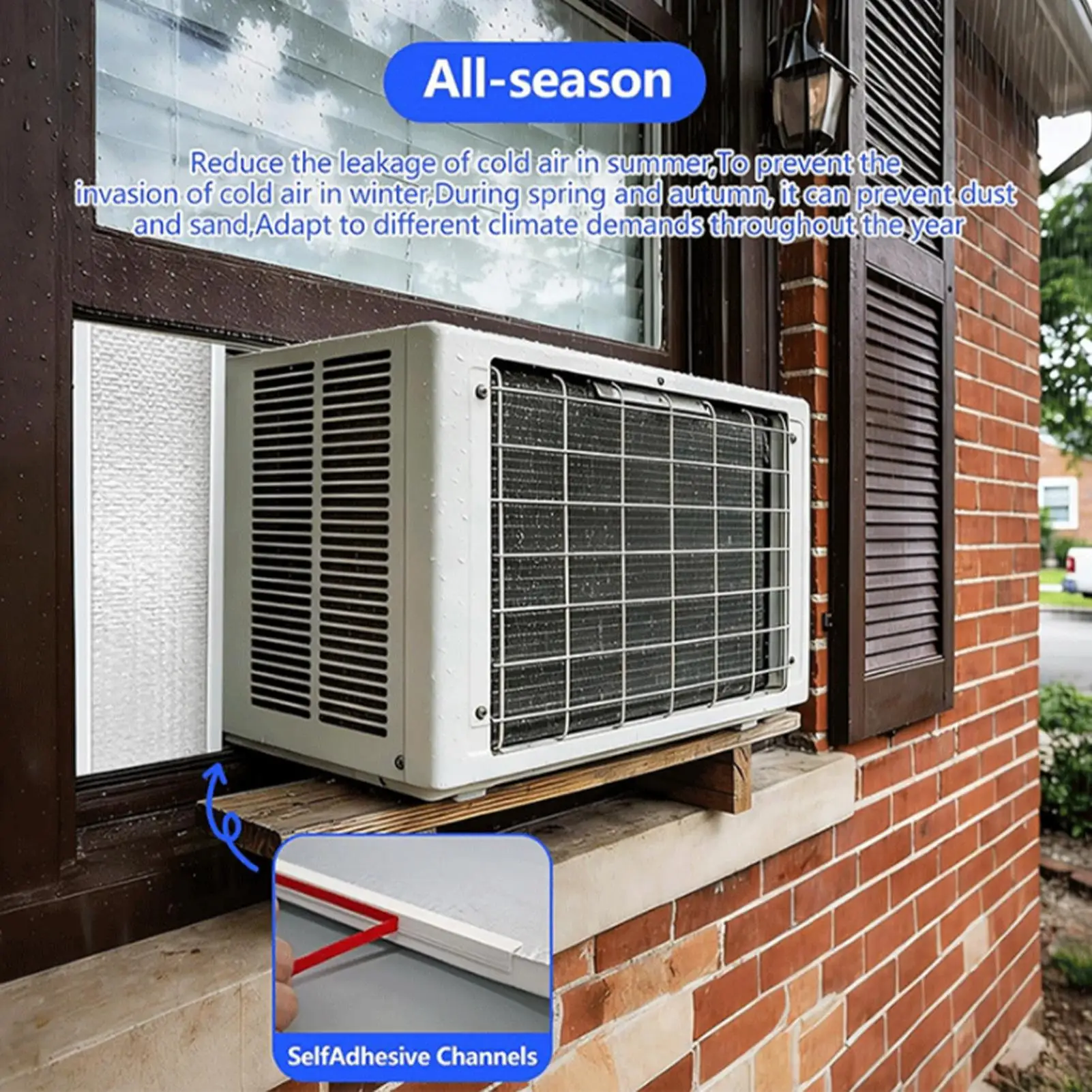 Air Conditioner Side Panels For Window Units 2 Pieces Foam Waterproof With Adhesive Foil Window AC Insulation Panels For Home
Air Conditioner Side Panels For Window Units 2 Pieces Foam Waterproof With Adhesive Foil Window AC Insulation Panels For Home