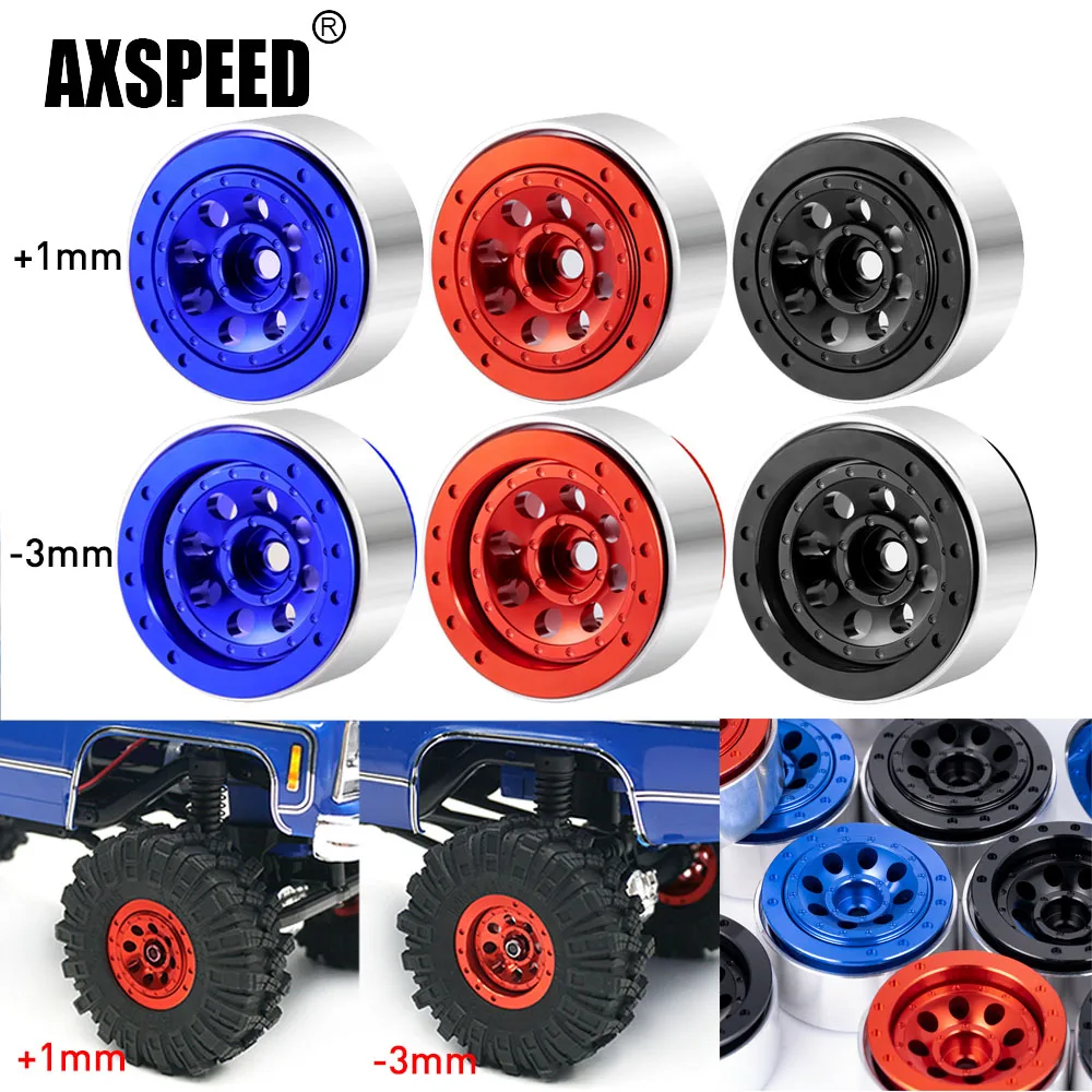 AXSPEED 4 шт. металлические 1,0 дюймовые колесные диски Beadlock + 1 мм/-3 мм офсет для Φ 1/18 осевой SCX24 FMS FCX24 1/24 обновленные детали для радиоуправляемых автомобилей
AXSPEED 4 шт. металлические 1,0 дюймовые колесные диски Beadlock + 1 мм/-3 мм офсет для Φ 1/18 осевой SCX24 FMS FCX24 1/24 обновленные детали для радиоуправляемых автомобилей