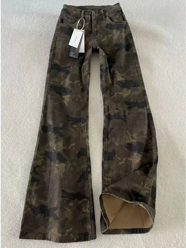 Женские джинсы в американском стиле, камуфляжная рабочая одежда в стиле ретро, джинсы, осень 202, облегающие расклешенные брюки с низкой посадкой, модные брюки-поло, новинка
Женские джинсы в американском стиле, камуфляжная рабочая одежда в стиле ретро, джинсы, осень 202, облегающие расклешенные брюки с низкой посадкой, модные брюки-поло, новинка