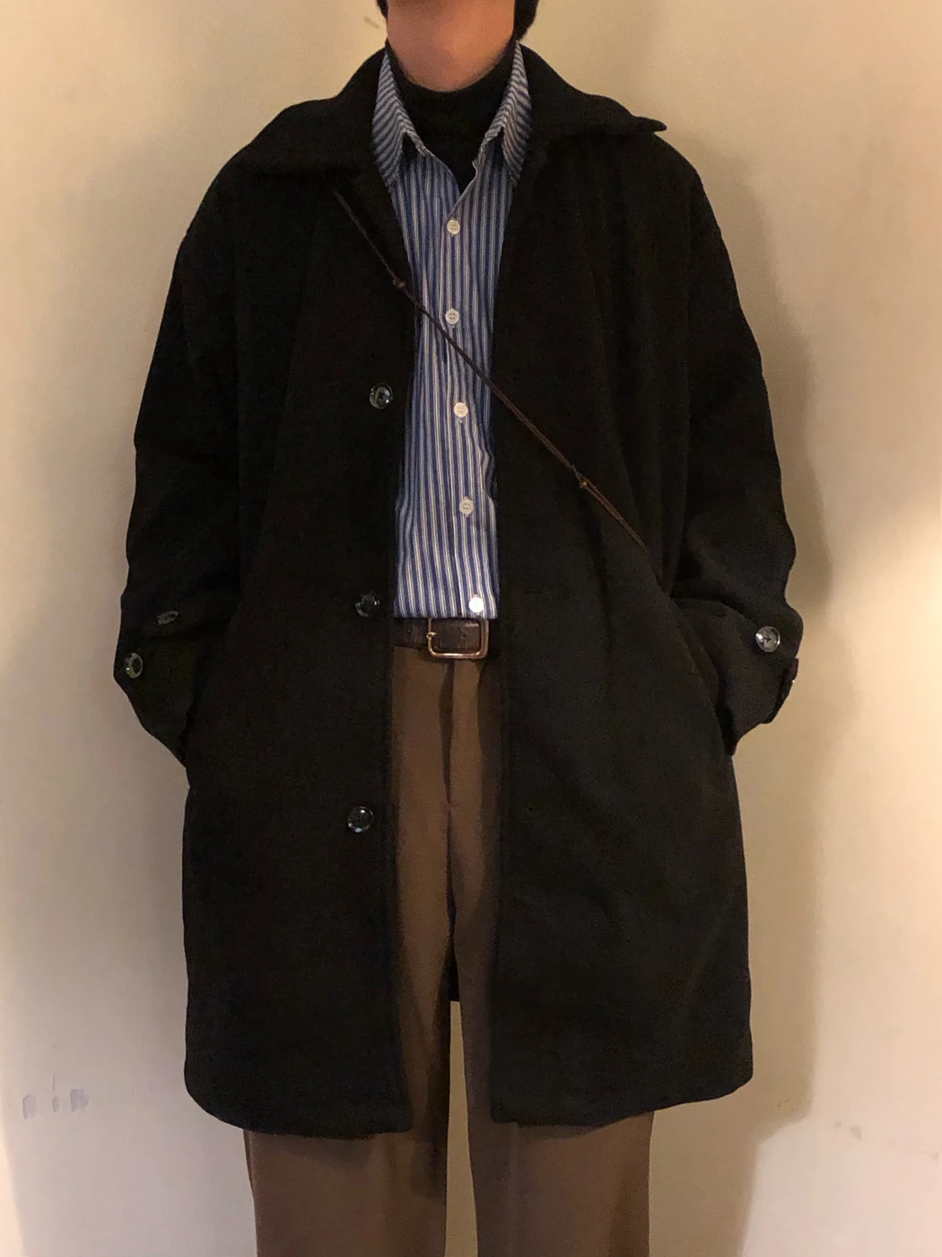 Warm Woolen Overcoat Jaet Retro Japanese Sle Pure Color Mid-Length Men's Autumn Winter Faionable Windbreaker Coat
Warm Woolen Overcoat Jaet Retro Japanese Sle Pure Color Mid-Length Men's Autumn Winter Faionable Windbreaker Coat