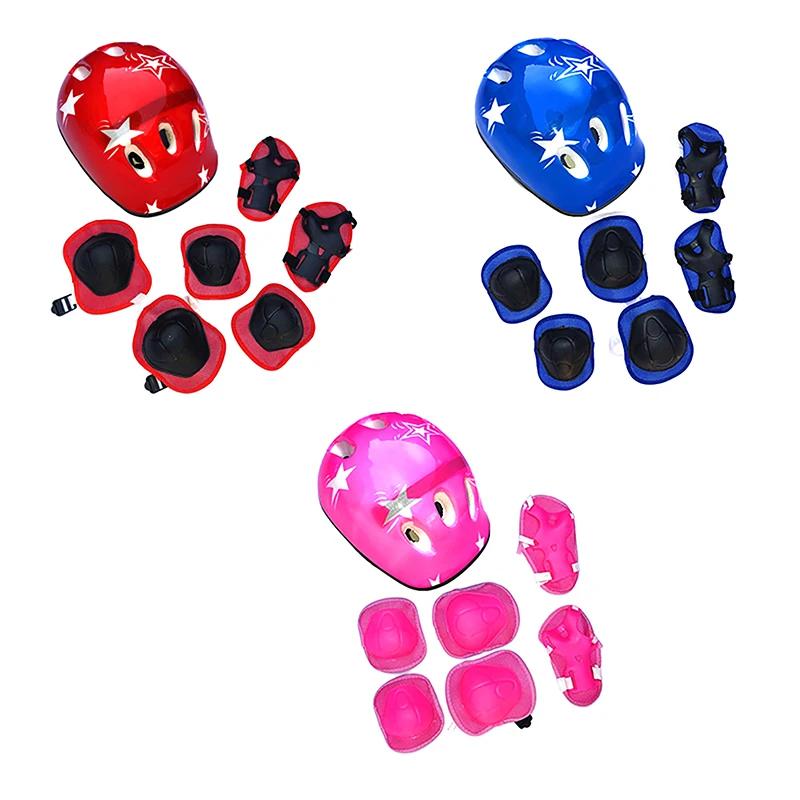 7Pcs/set Kids Cycling Protective Gear Bike Helmet Knee Wrist Elbow Guard Roller Cycling Sports Knee Pads, Helmet Protector Set
7Pcs/set Kids Cycling Protective Gear Bike Helmet Knee Wrist Elbow Guard Roller Cycling Sports Knee Pads, Helmet Protector Set