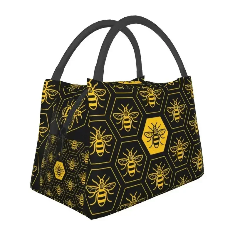 Custom Watercolor Bee Pollinators With Florals Lunch Bag Women Cooler Warm Insulated Lunch Box for Office Travel
Custom Watercolor Bee Pollinators With Florals Lunch Bag Women Cooler Warm Insulated Lunch Box for Office Travel