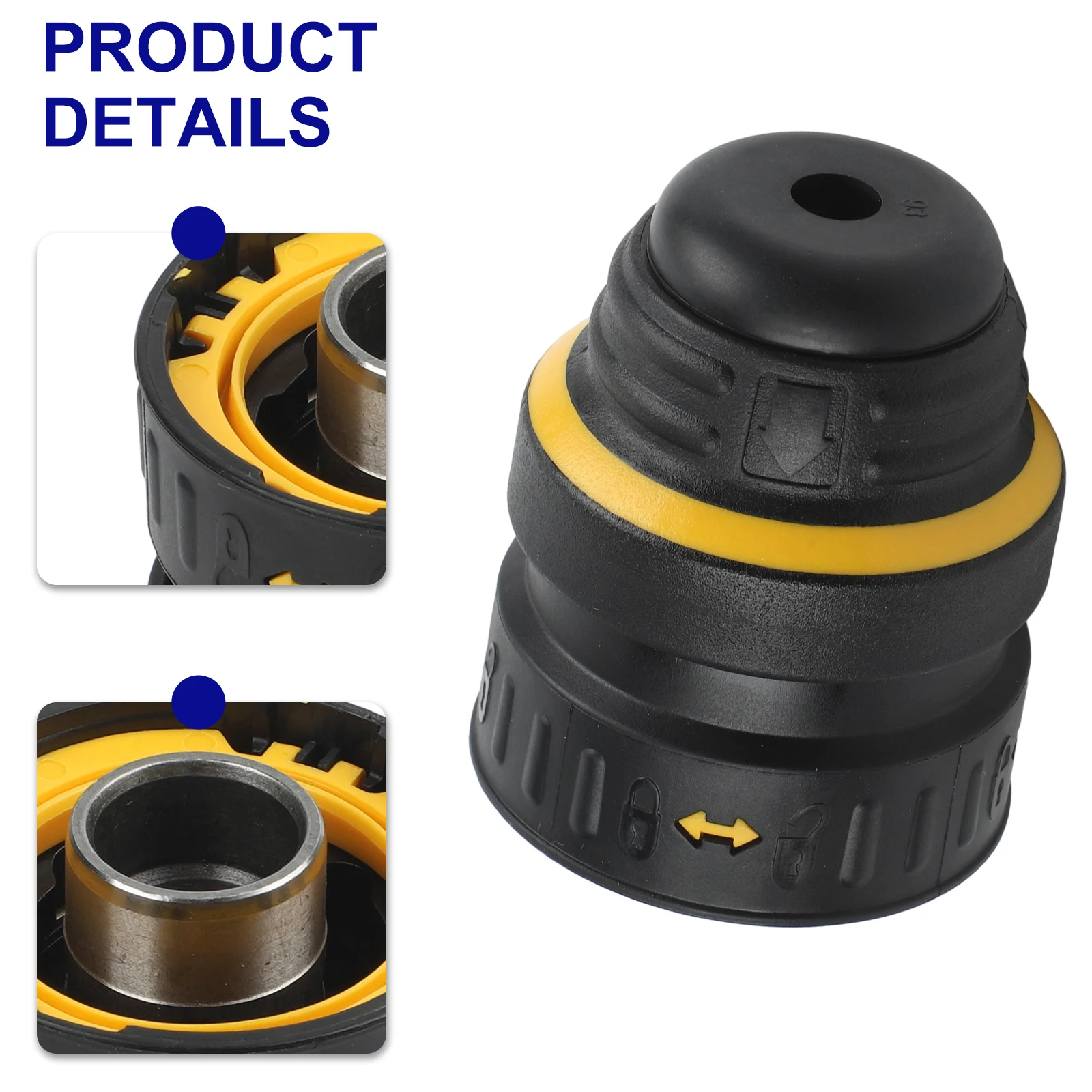 Quick Coupling Spindle 3 Claws Drill Chuck For D25144 D25134 Rotary Hammer Parts N403111 496244-00 Metal Black Tool
Quick Coupling Spindle 3 Claws Drill Chuck For D25144 D25134 Rotary Hammer Parts N403111 496244-00 Metal Black Tool