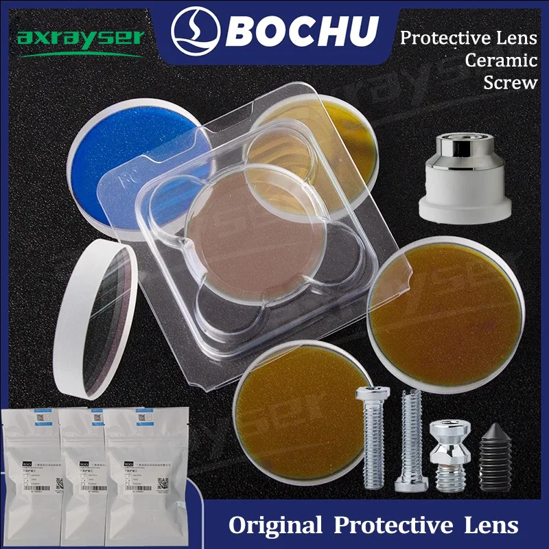 BOCHU BOCI Original Fiber Laser Protection Lens Protective Windows Anti-collision Screw Ceramic Body D34T5 D25.4T4 D36T5 D37T7
BOCHU BOCI Original Fiber Laser Protection Lens Protective Windows Anti-collision Screw Ceramic Body D34T5 D25.4T4 D36T5 D37T7
