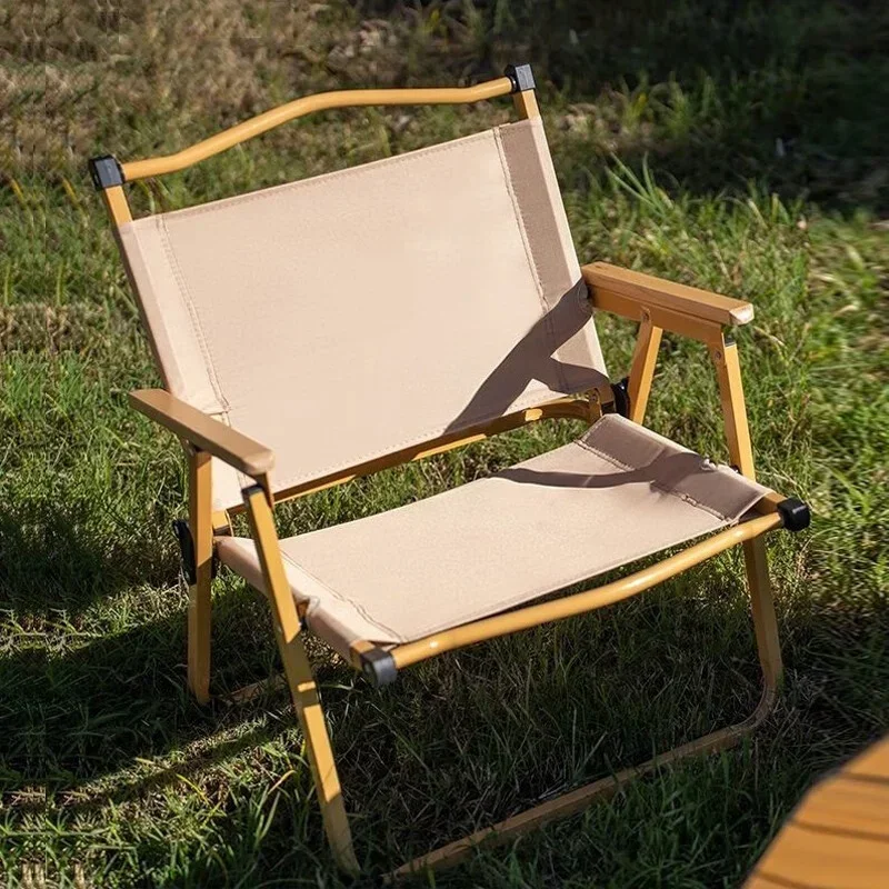 4/2/1PCS-khaki Camping Chair Portable Outdoor Chair Aluminum Alloy Wood Grain Folding Chair Camping Equipment Kermit Chair
4/2/1PCS-khaki Camping Chair Portable Outdoor Chair Aluminum Alloy Wood Grain Folding Chair Camping Equipment Kermit Chair