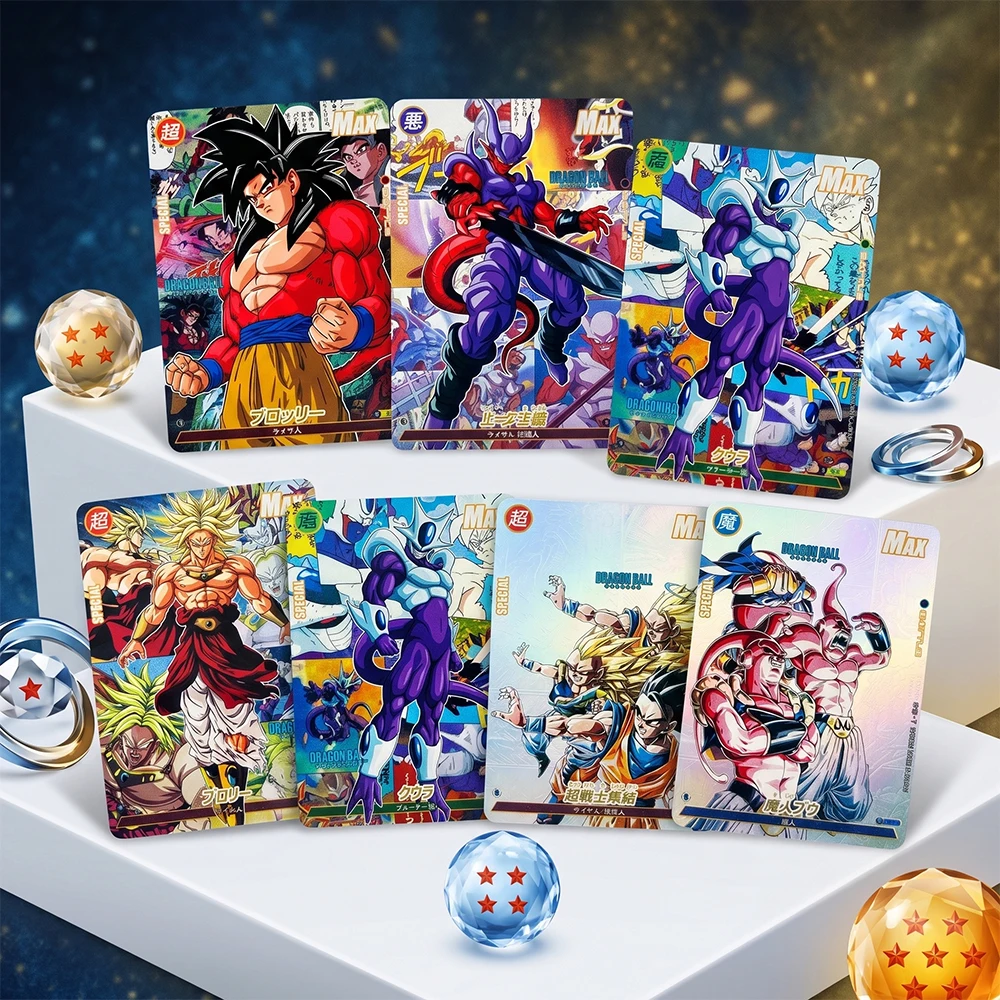 7Pcs/set Son Goku Vegeta Iv Torankusu Piccolo DIY Anime Collection Card Holo Color Coarse Flash Card Completionist Gifts
7Pcs/set Son Goku Vegeta Iv Torankusu Piccolo DIY Anime Collection Card Holo Color Coarse Flash Card Completionist Gifts