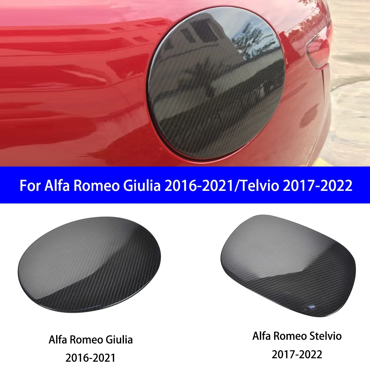 For Alfa Romeo Giulia (2016-2021)/Stelvio (2017-2022), Original Carbon Fiber Fuel Tank Cap Patch
For Alfa Romeo Giulia (2016-2021)/Stelvio (2017-2022), Original Carbon Fiber Fuel Tank Cap Patch