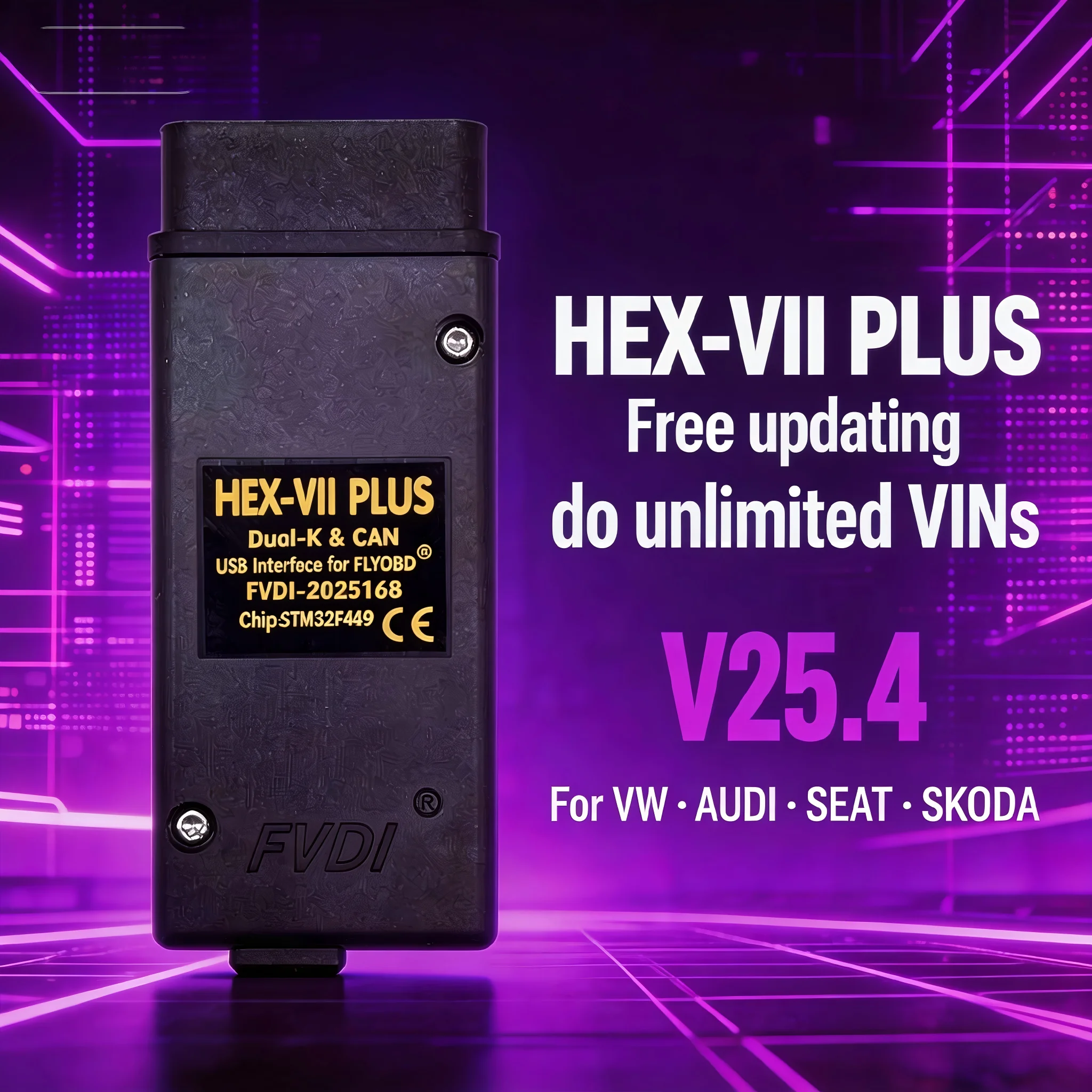Newest HEX Real V2 plus Auto Scan com Diagnostic Tools VAG Coding COM STM32F429 V25.4 For VW AUDI Skoda Seat VCDS-plus
Newest HEX Real V2 plus Auto Scan com Diagnostic Tools VAG Coding COM STM32F429 V25.4 For VW AUDI Skoda Seat VCDS-plus