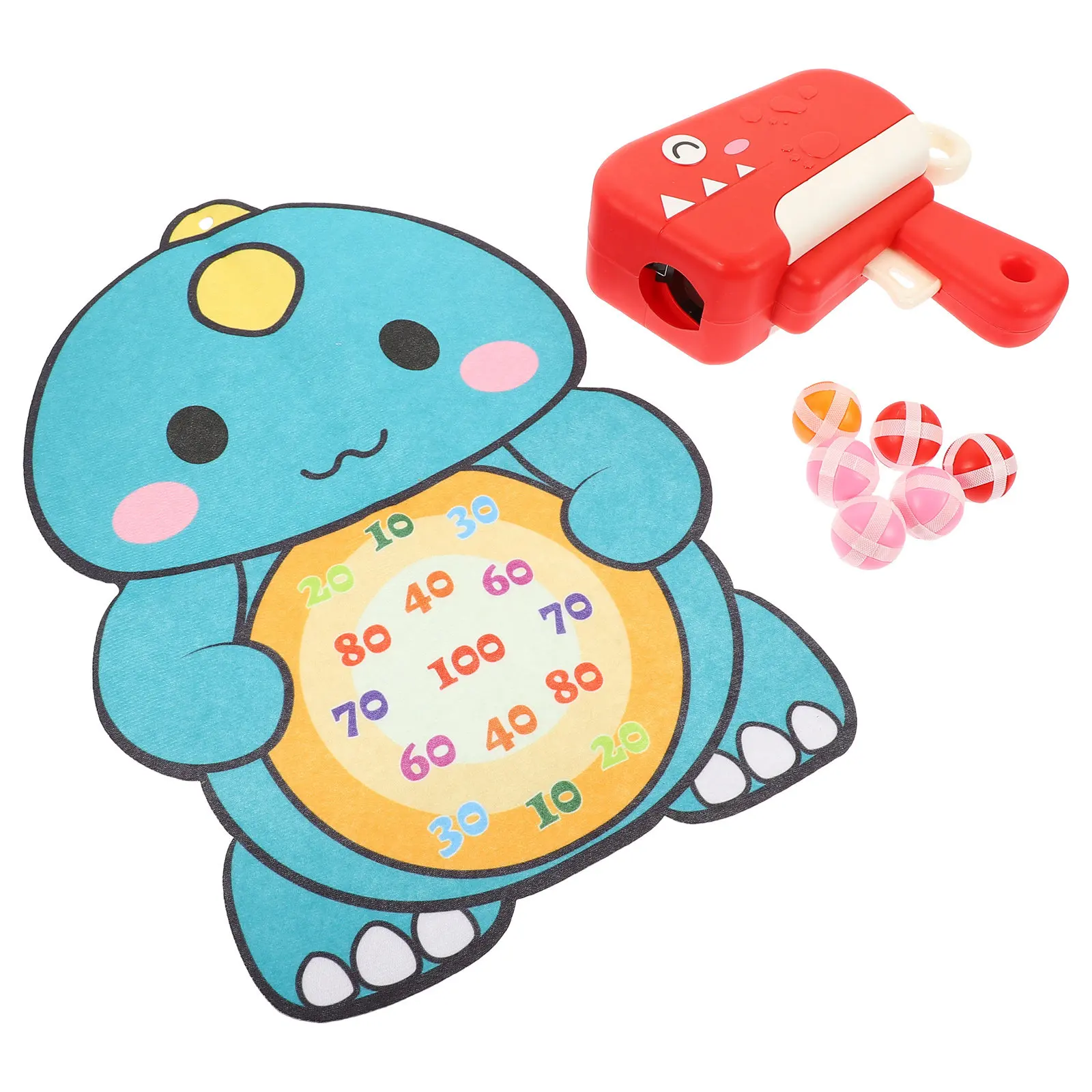 Набор для игры в липкие мячи: доска в форме динозавра, аксессуары для стрельбы, детская спортивная игра с липкими мячами для улицы
Набор для игры в липкие мячи: доска в форме динозавра, аксессуары для стрельбы, детская спортивная игра с липкими мячами для улицы