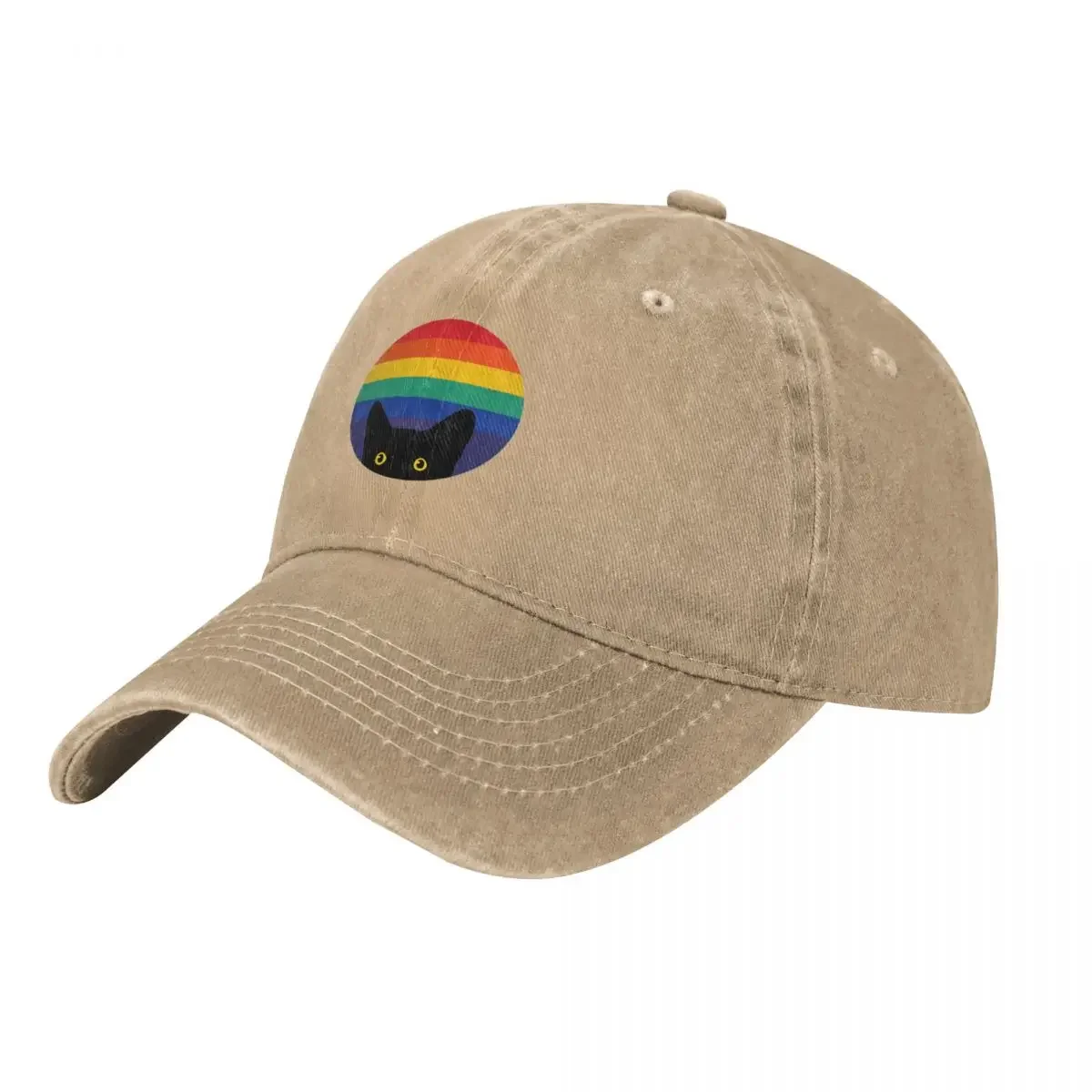Peeking Cat in Rainbow Circle Baseball Cap Luxury Hat custom caps Hip Hop Hood Men's Hats Women's
Peeking Cat in Rainbow Circle Baseball Cap Luxury Hat custom caps Hip Hop Hood Men's Hats Women's
