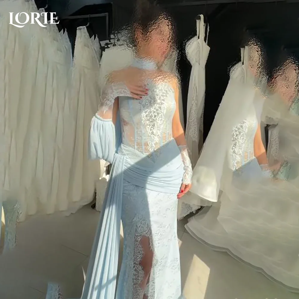 LORIE Modest Crepe Evening Dresses Elegant Long Sleeve Square Neck Corset Mermaid Arabia Prom Gown Party Dresses Customized 2026
LORIE Modest Crepe Evening Dresses Elegant Long Sleeve Square Neck Corset Mermaid Arabia Prom Gown Party Dresses Customized 2026