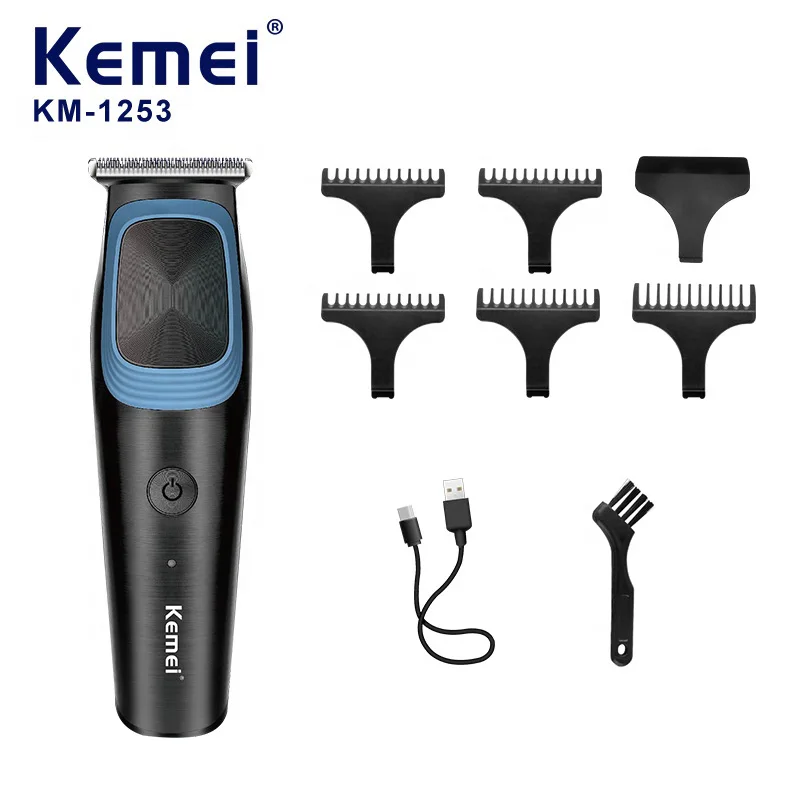 Kemei KM-1253 Home Compact Portable Electric Hair Clipper, Easy to Operate, USB Rechargeable, Hair Trimmer.
Kemei KM-1253 Home Compact Portable Electric Hair Clipper, Easy to Operate, USB Rechargeable, Hair Trimmer.