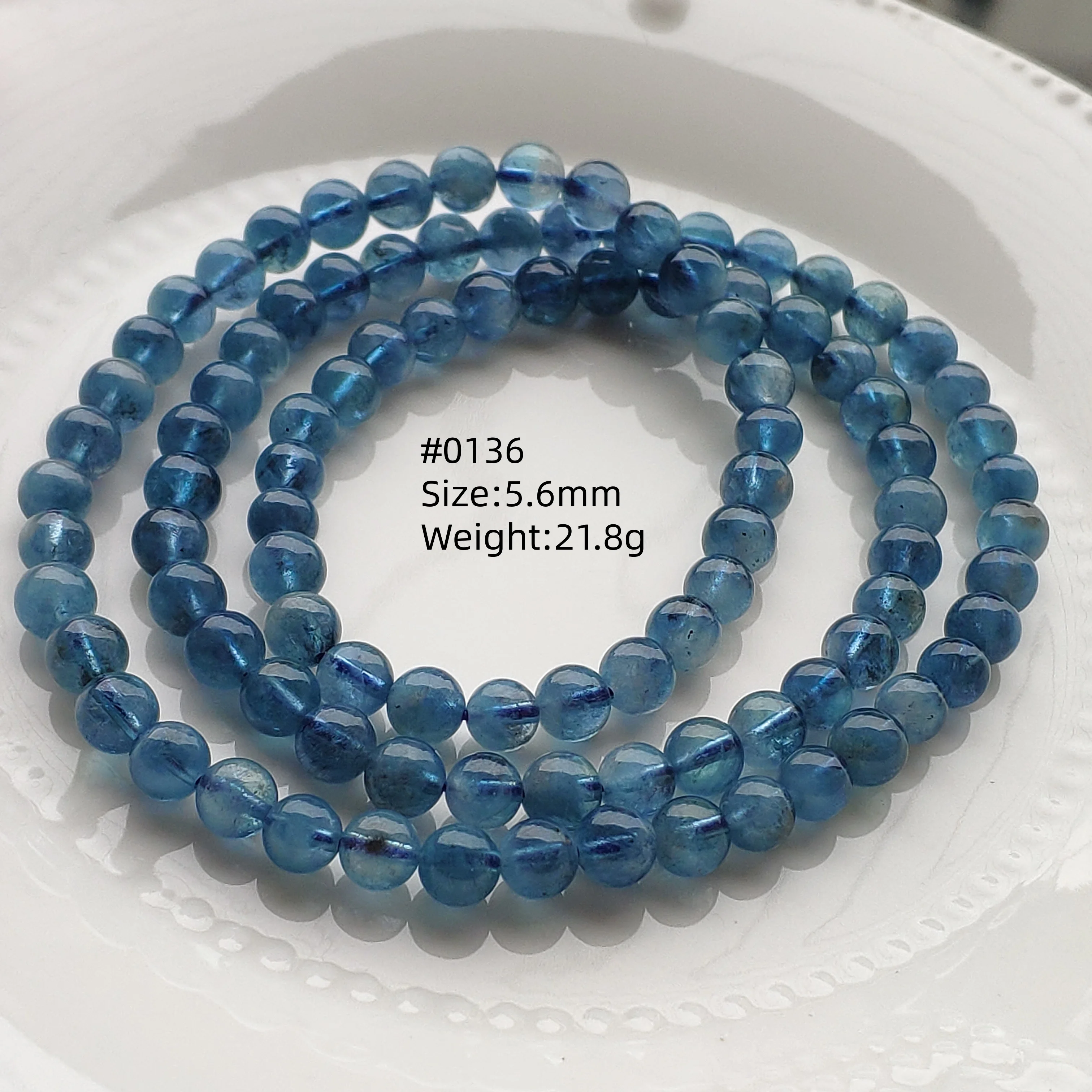 Natural Blue Aquamarine Quartz Bracelet 3 Laps Clear Round Beads Gemstone Wealthy Stone For Women Men AAAAAAA
Natural Blue Aquamarine Quartz Bracelet 3 Laps Clear Round Beads Gemstone Wealthy Stone For Women Men AAAAAAA