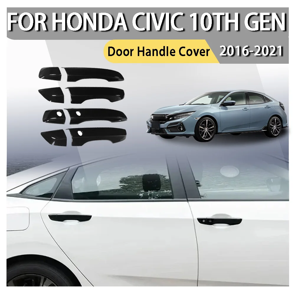 Door Handle Moulding Cover For Honda Civic 10th Gen 2016-2021 Car Carbon Fiber Style Black Exterior Trim w/Keyless Entry Decor
Door Handle Moulding Cover For Honda Civic 10th Gen 2016-2021 Car Carbon Fiber Style Black Exterior Trim w/Keyless Entry Decor