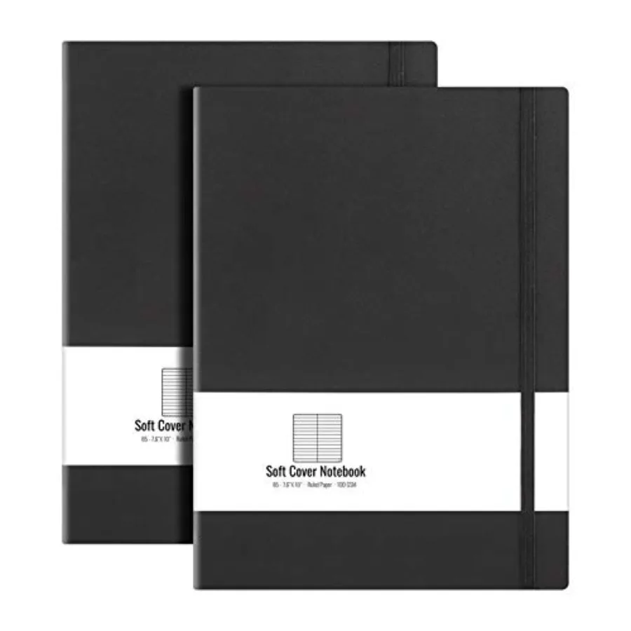 B5 College Ruled Notebook Softcover Journals 2-Pack - Large Composition Notebook 7.6 x 10 inch with Thick 100gsm Lined Paper, T
B5 College Ruled Notebook Softcover Journals 2-Pack - Large Composition Notebook 7.6 x 10 inch with Thick 100gsm Lined Paper, T