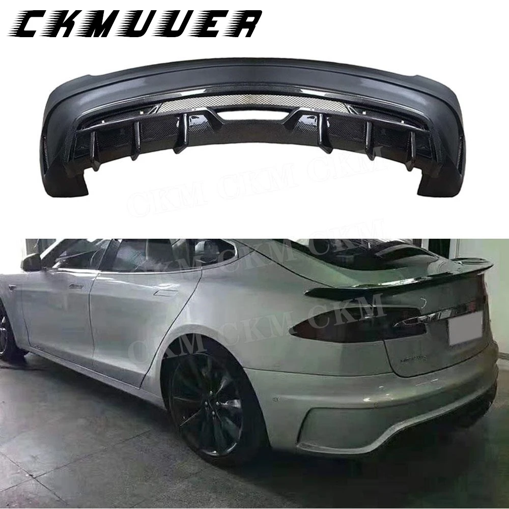 CKMUUER для Tesla Model S Sedan 4-дверный 2017 2018 2019 задний спойлер из углеродного волокна с FRP Неокрашенный черный задний бампер Защита
CKMUUER для Tesla Model S Sedan 4-дверный 2017 2018 2019 задний спойлер из углеродного волокна с FRP Неокрашенный черный задний бампер Защита