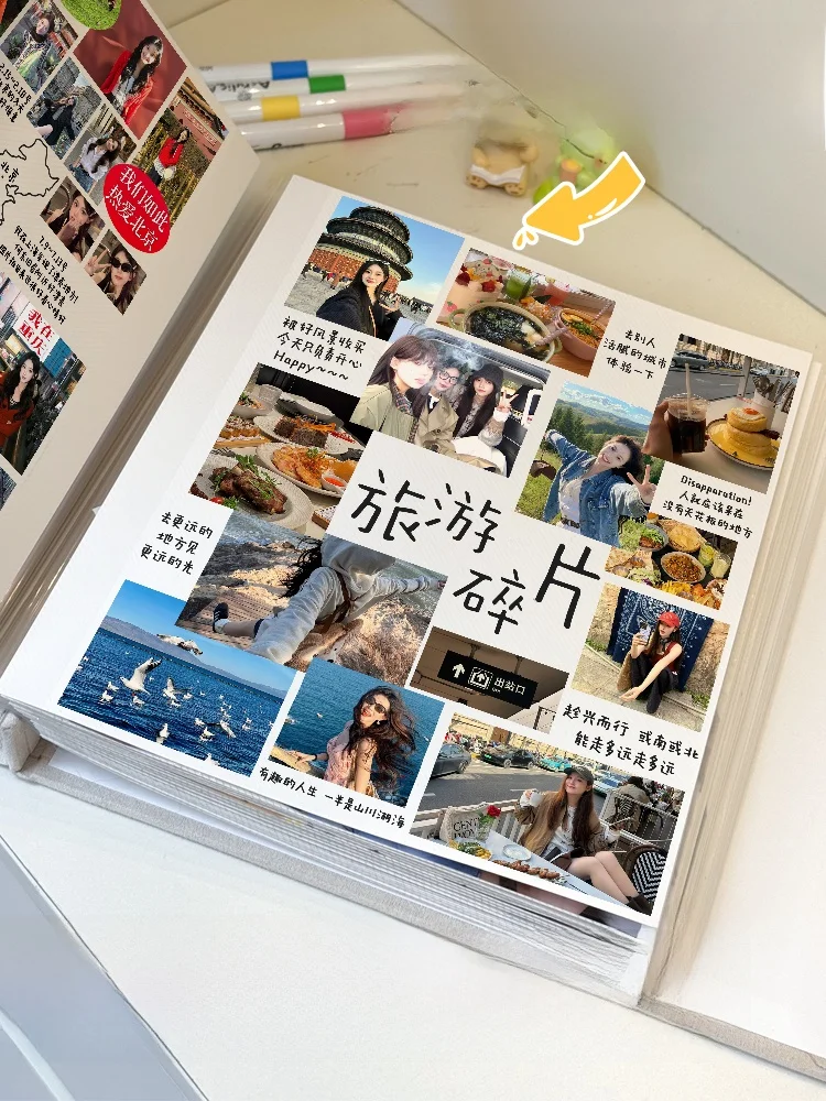 Self-Adhesive DIY Covered Photo Album for Lovers Travel Photoaphy Memory Book Instant Camera Supplies Signature Storage Album
Self-Adhesive DIY Covered Photo Album for Lovers Travel Photoaphy Memory Book Instant Camera Supplies Signature Storage Album