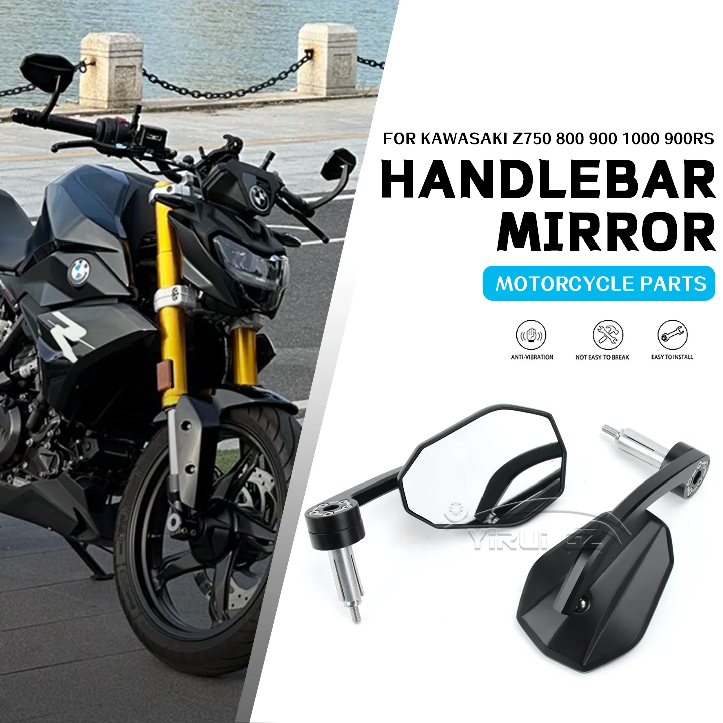 For KAWASAKI Z750 Z800 Z900 Z1000 Z900RS Motorcycle Bar End Mirror Handlebar End Side RearviewMirrors Wide Vision Z750 Z800 Z900
For KAWASAKI Z750 Z800 Z900 Z1000 Z900RS Motorcycle Bar End Mirror Handlebar End Side RearviewMirrors Wide Vision Z750 Z800 Z900