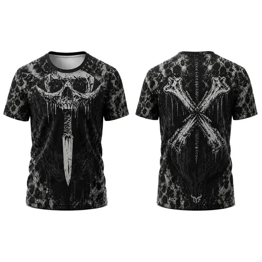 2026 Men’s Gothic Skull 3D Print T-Shirt Harajuku Streetwear Punk Rock Tee Summer Short Sleeve Casual Hip Hop Round Neck Top
2026 Men’s Gothic Skull 3D Print T-Shirt Harajuku Streetwear Punk Rock Tee Summer Short Sleeve Casual Hip Hop Round Neck Top