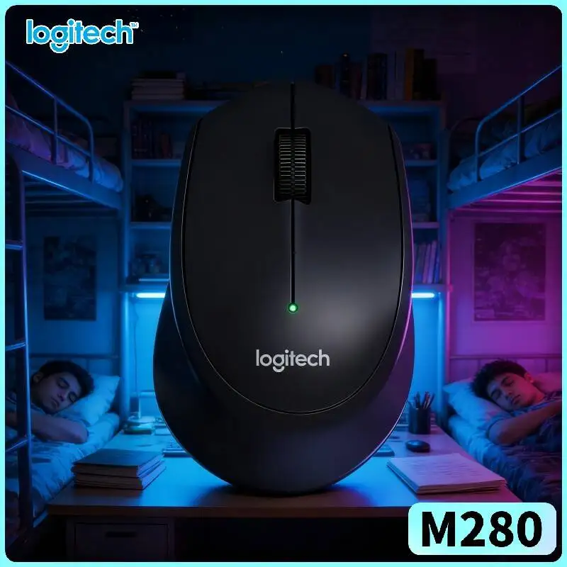 Logitech M280 Wireless Mouse Mini Portable 10m Range 1000 DPI Exact Tracking Reliable 18-Month Battery