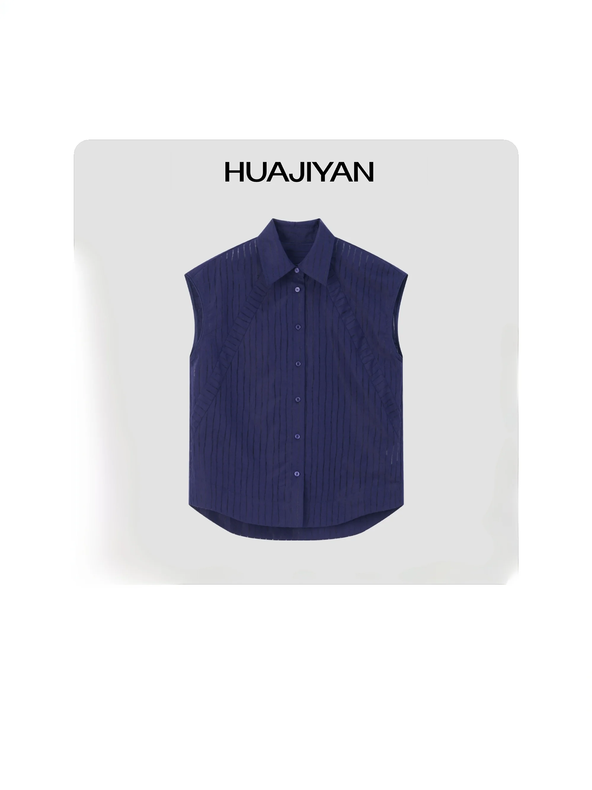 Hua Ji Yan Lullaby Special Burning Flower Process Breathable Skin-friendly Loose Sleeveless Collar Shirt Women's Original Des...
Hua Ji Yan Lullaby Special Burning Flower Process Breathable Skin-friendly Loose Sleeveless Collar Shirt Women's Original Des...