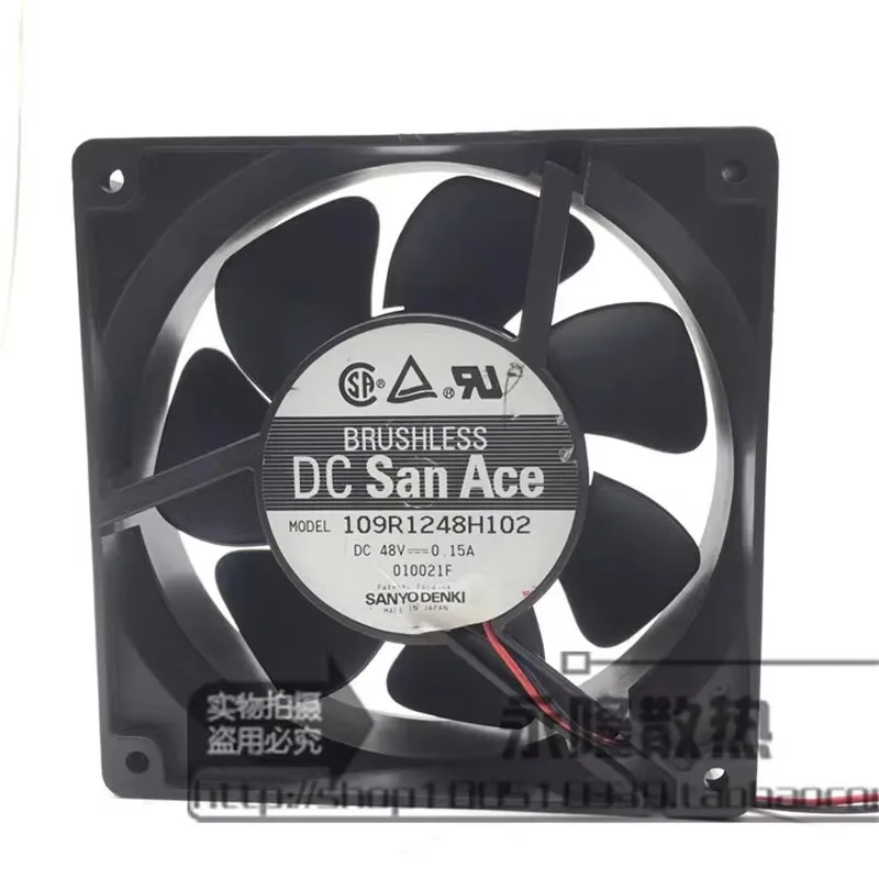 New 109R1248H102 120 * 120 * 38MM 12CM 48V 0.15A 2-wire cabinet server cooling fan
New 109R1248H102 120 * 120 * 38MM 12CM 48V 0.15A 2-wire cabinet server cooling fan