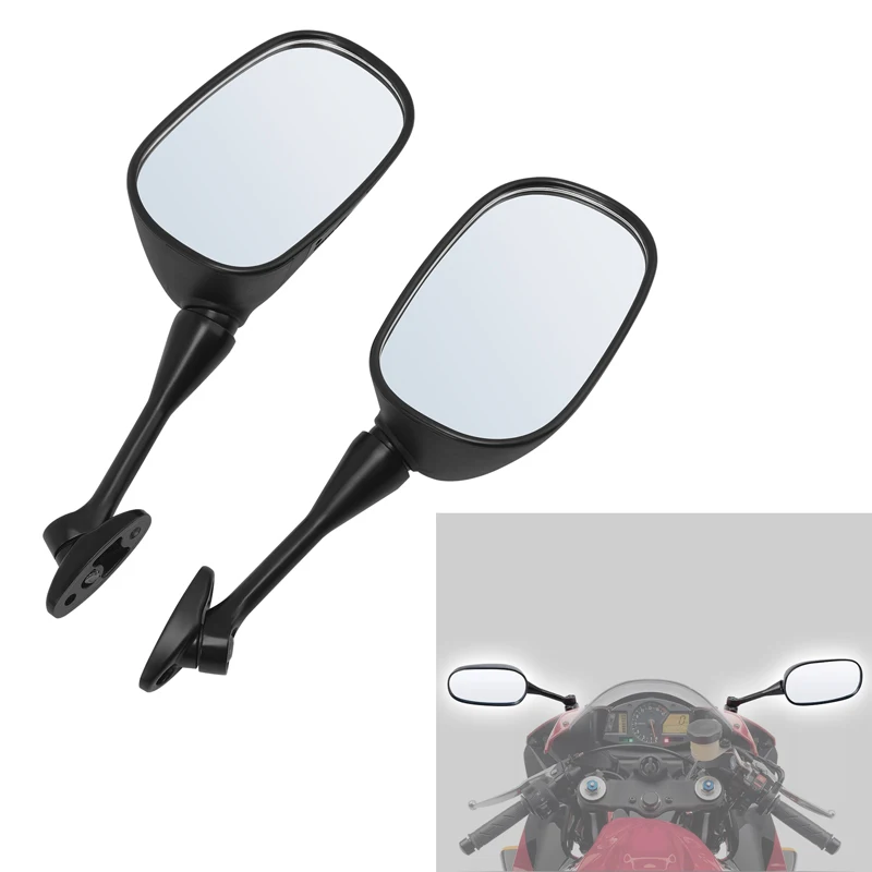 Боковые зеркала заднего вида подходят для Honda CBR1000RR 2004-2007 2005 2006 CBR600RR 03-24 
Боковые зеркала заднего вида подходят для Honda CBR1000RR 2004-2007 2005 2006 CBR600RR 03-24