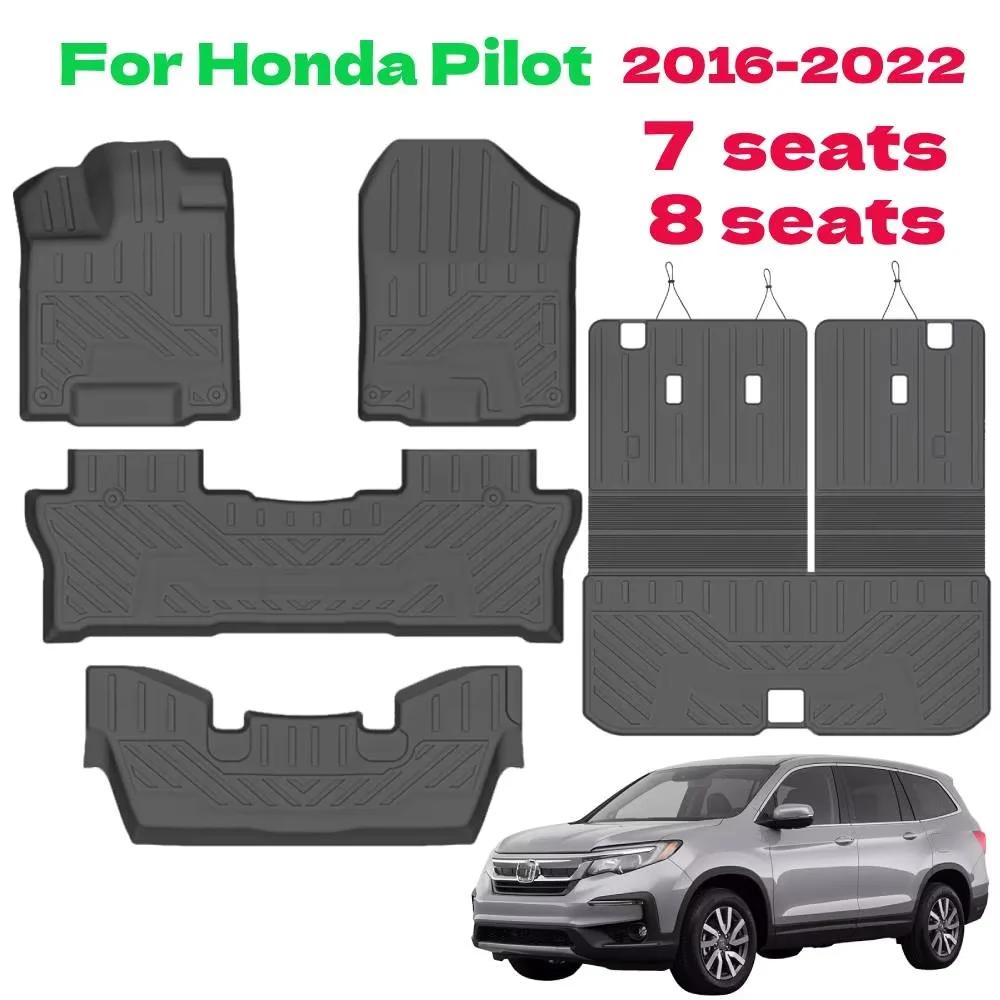 TPE Floor Mats For Honda Pilot 2016-2022 Trunk Mats Waterproof Non-slip Carpet Back Seat Protector Boot Liner Tray
TPE Floor Mats For Honda Pilot 2016-2022 Trunk Mats Waterproof Non-slip Carpet Back Seat Protector Boot Liner Tray