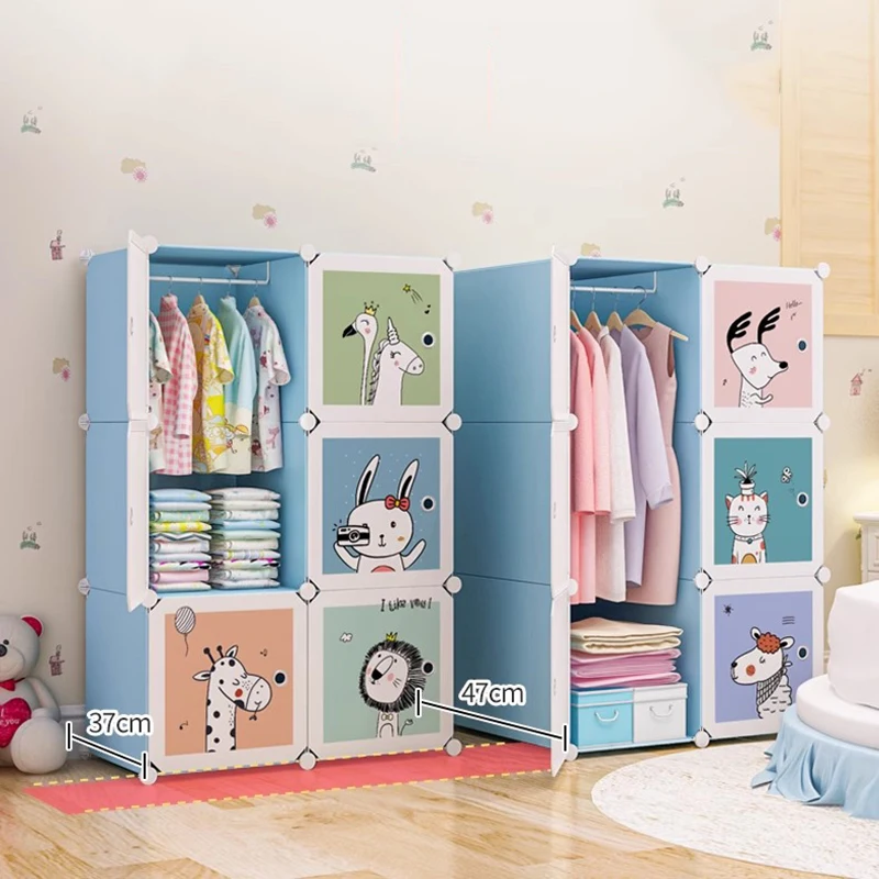 Plastic Kids Closet Baby Clothes Partitions Bedroom Organizer Cube Shelves Wardrobe Modern Small Guarda Roupa Home Furniture
Plastic Kids Closet Baby Clothes Partitions Bedroom Organizer Cube Shelves Wardrobe Modern Small Guarda Roupa Home Furniture