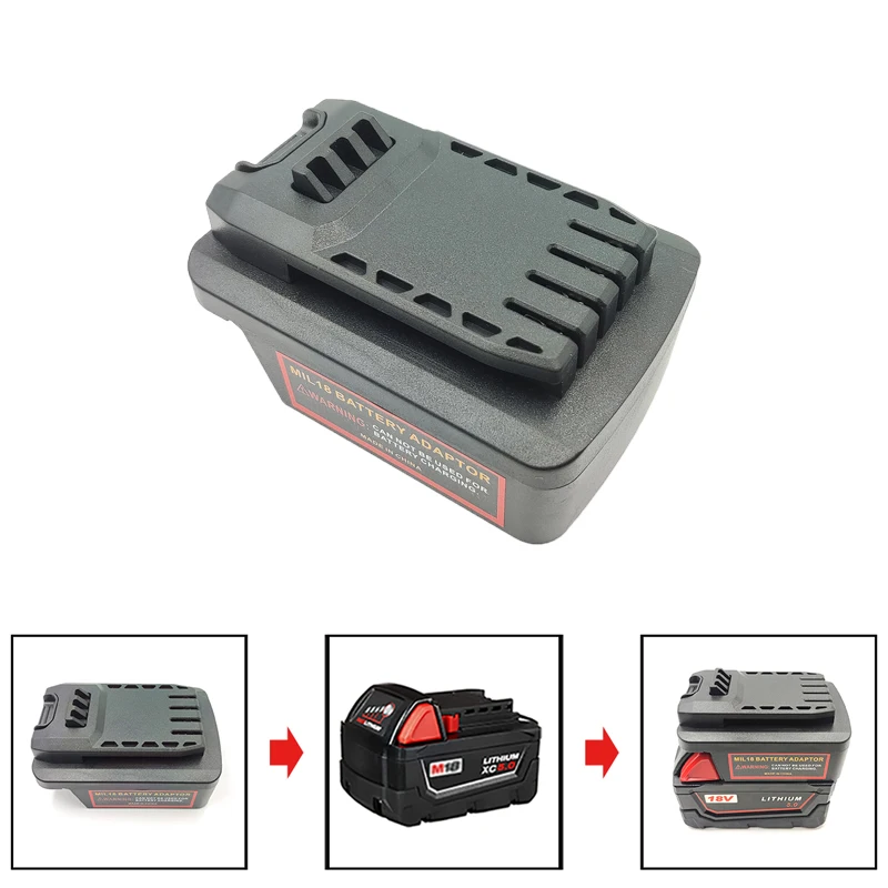 For Milwaukee 18V Lithium Batteries Converting To for CRAFTSMAN 20V for Stanley 18V V20 Lithium Battery Tools Battery Adapter
For Milwaukee 18V Lithium Batteries Converting To for CRAFTSMAN 20V for Stanley 18V V20 Lithium Battery Tools Battery Adapter