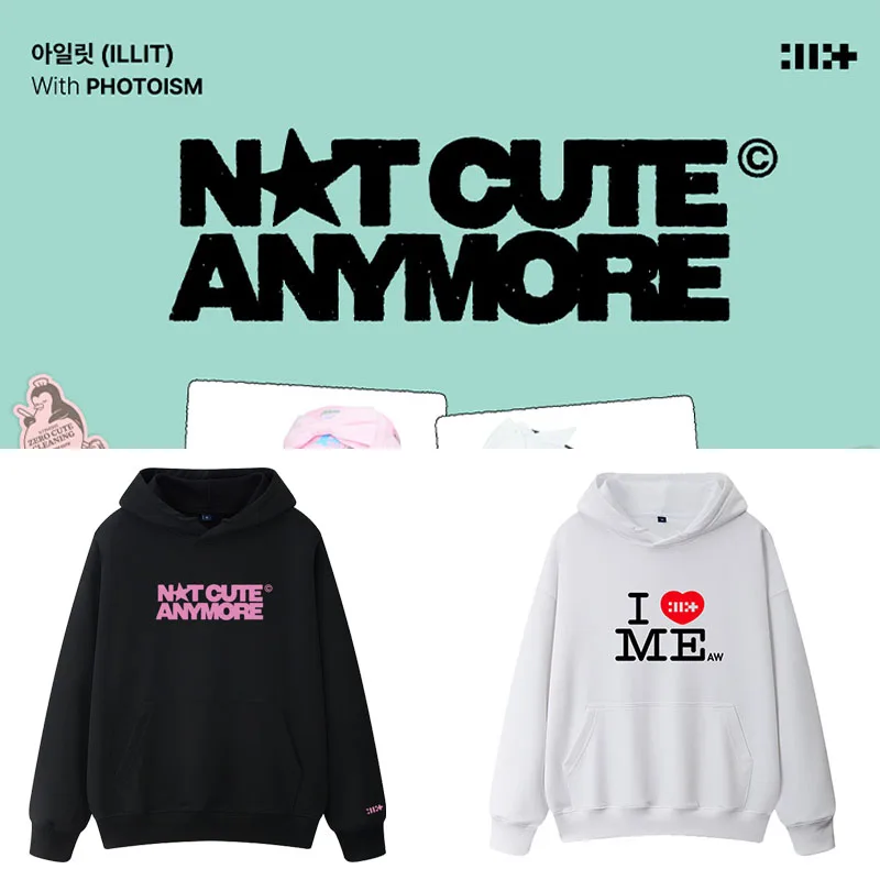 Illit Album Not Cute Anymore Fce Толстовка с капюшоном на подкладке Jaet Толстовка с капюшоном Женская повседневная удобная хлопковая смесь Long Sve
Illit Album Not Cute Anymore Fce Толстовка с капюшоном на подкладке Jaet Толстовка с капюшоном Женская повседневная удобная хлопковая смесь Long Sve