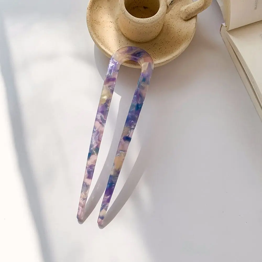 All-match Bun Maker Hairstyle Tools Korean Style Headwear U-shaped Hairpin Checkerboard Hair Stick Female Hair Accessories
All-match Bun Maker Hairstyle Tools Korean Style Headwear U-shaped Hairpin Checkerboard Hair Stick Female Hair Accessories