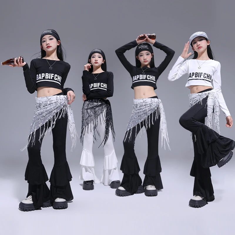Hip Hop Girls K-pop Tank Crop Sweatshirt Street Dance Cargo Pants Kids Streetwear Children Jazz Girl Group Stage Clothes Sets
Hip Hop Girls K-pop Tank Crop Sweatshirt Street Dance Cargo Pants Kids Streetwear Children Jazz Girl Group Stage Clothes Sets