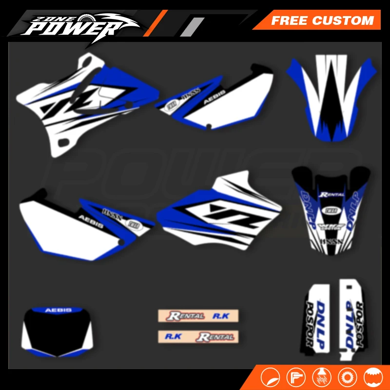 Powerzone Custom Team Motorcycle Decals Stickers Kits for Yamaha YZ85 YZ 85 2002-2014 Custom Graphics 01
Powerzone Custom Team Motorcycle Decals Stickers Kits for Yamaha YZ85 YZ 85 2002-2014 Custom Graphics 01