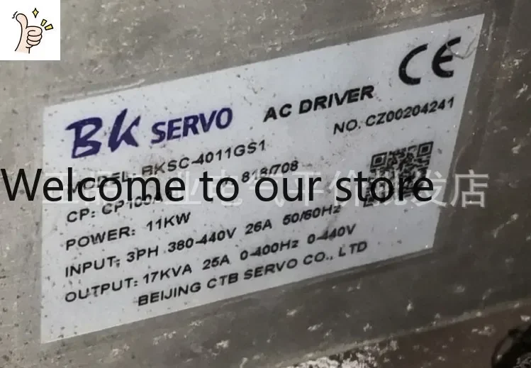 2026.5 Customized Genuine Stock CTB BKSC-4011GS1 CT B Ultra Synchronous Spindle Motor Driver 11KW
2026.5 Customized Genuine Stock CTB BKSC-4011GS1 CT B Ultra Synchronous Spindle Motor Driver 11KW