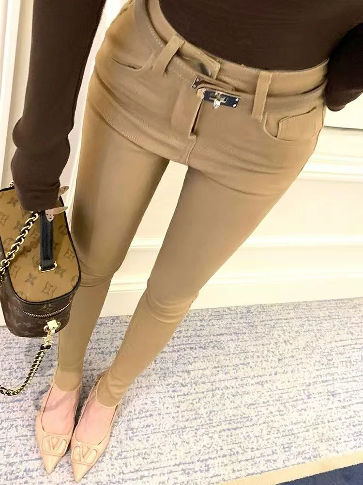 High Waist Elastic Slimming Leggings Korean Anime Pencil Tight Fit Autumn Winter Small Size Girls Nine Points Skinny Jeans
High Waist Elastic Slimming Leggings Korean Anime Pencil Tight Fit Autumn Winter Small Size Girls Nine Points Skinny Jeans