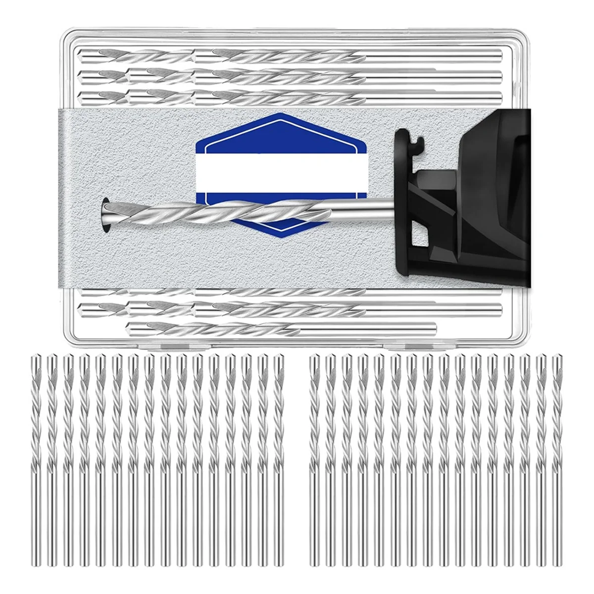50 Pcs Drywall Bit 1/8 Inch Spiral Saw Tip Cutting Bits Drywall Guide Point Cutting Bits Tools, for Use with Spiral Saw
50 Pcs Drywall Bit 1/8 Inch Spiral Saw Tip Cutting Bits Drywall Guide Point Cutting Bits Tools, for Use with Spiral Saw